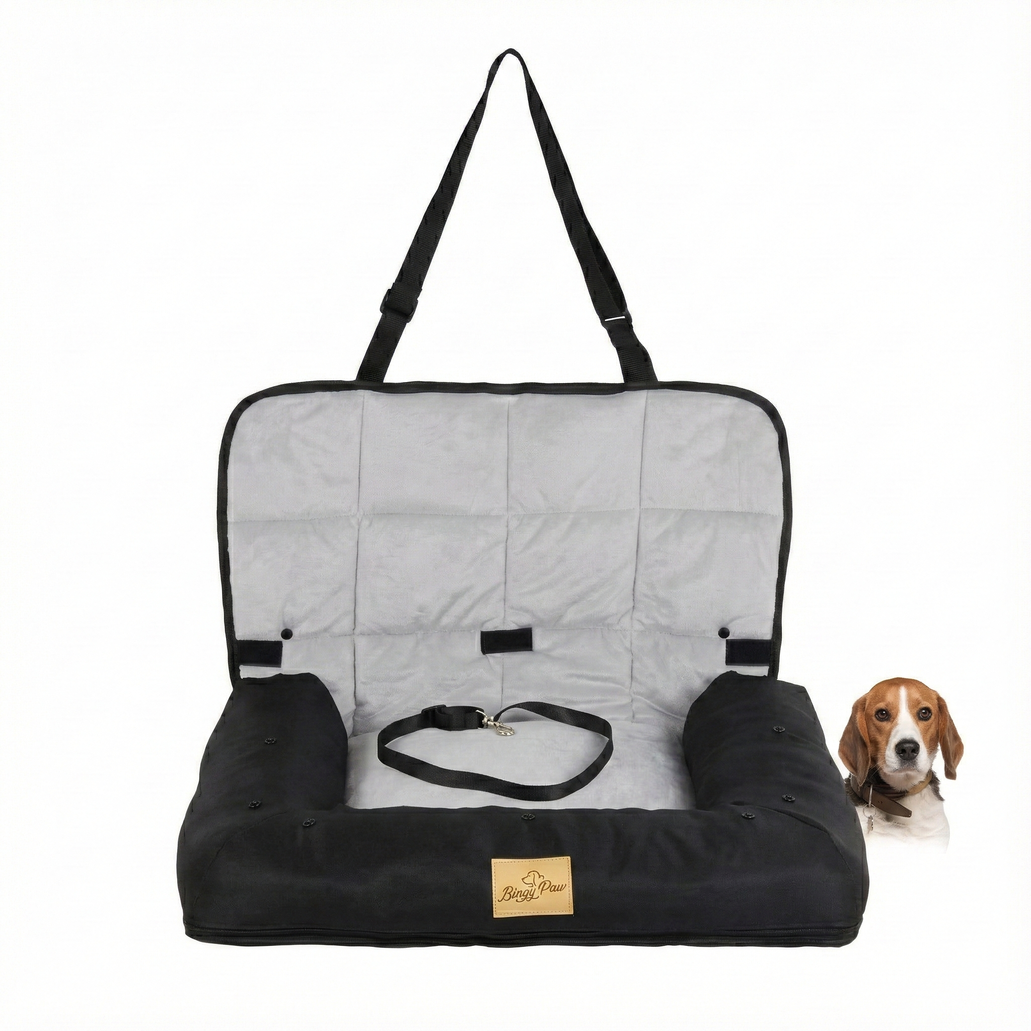 autostoel-hond-zwart